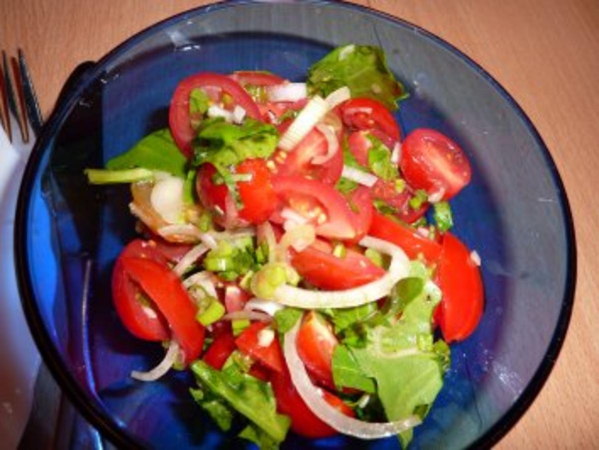 Salate: Tomate-Rucola-Salat - Rezept