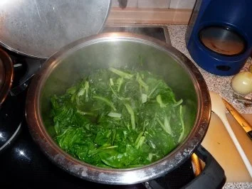 Rezept: Vegetarisch: Mangold mit Ei Bild Nr. 4 Vegetarisch: Mangold mit Ei - Rezept - Bild Nr. 4
