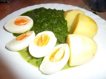 Rezept: Vegetarisch: Mangold mit Ei Bild Nr. 6 Vegetarisch: Mangold mit Ei - Rezept - Bild Nr. 6