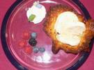 Mandeleis-Parfait im Mandelkörbchen - Rezept