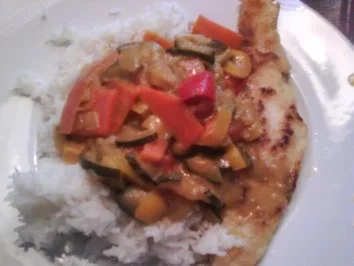 Rezept: Gemüse-Curry an Pangasiusfilet Bild Nr. 2 Gemüse-Curry an Pangasiusfilet - Rezept - Bild Nr. 2