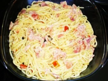 GRATIN: Schinkenspaghetti - Rezept - Bild Nr. 2