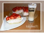 Endlich Sommer- Erdbeerzeit- Erdbeertorte a la Kräuterhexe - Rezept