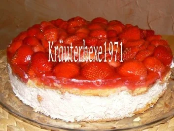 Endlich Sommer- Erdbeerzeit- Erdbeertorte a la Kräuterhexe - Rezept - Bild Nr. 3