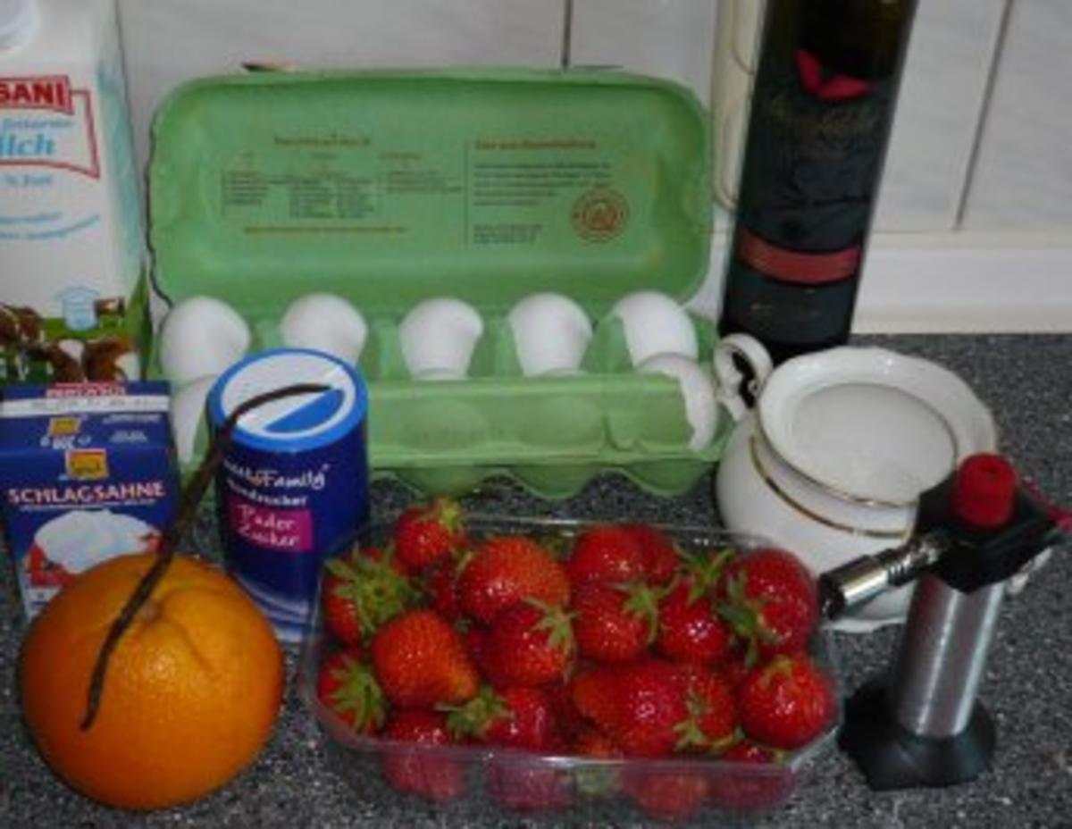Erdbeeren mit gratiniertem Vanilleschaum - Rezept - Bild Nr. 2