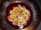 Erdbeeren mit gratiniertem Vanilleschaum - Rezept