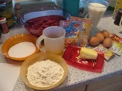 Kuchen - Käse mit Himberhäubchen - Rezept