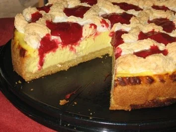 Rezept: Kuchen - Käse mit Himberhäubchen Bild Nr. 7 Kuchen - Käse mit Himberhäubchen - Rezept - Bild Nr. 7