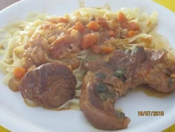 Ossobuco con Tagliatelle - Rezept