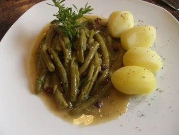 Gemüse:   SCHINKEN - BÖHNCHEN - Rezept