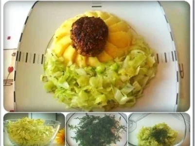 Weißkohl mit Hackfleischbällchen auf Kartoffeln-Bett - Rezept - Bild Nr. 13