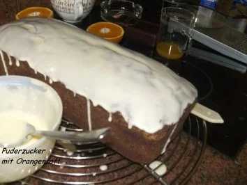 Rührteig:  SCHOKOKUCHEN mit ORANGENGLASUR - Rezept - Bild Nr. 8