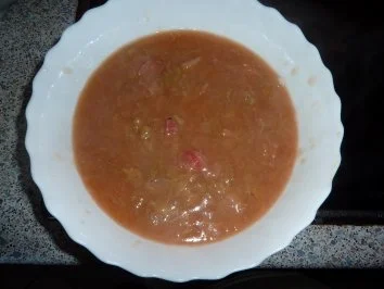 Rezept: Dessert: Rhabarbergrütze Bild Nr. 4 Dessert: Rhabarbergrütze - Rezept - Bild Nr. 4