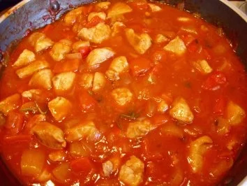 Rezept: Putengulasch Bild Nr. 2 Putengulasch - Rezept - Bild Nr. 2