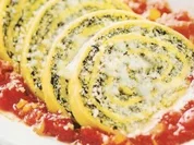 erster gang eingerollte nudeln mit fùllung - Rezept