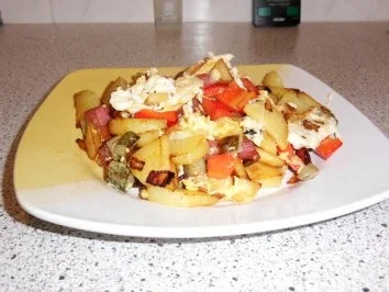 Bratkartoffel mit Resten - Rezept - Bild Nr. 6