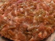 gestürzter Rhabarberkuchen - Rezept