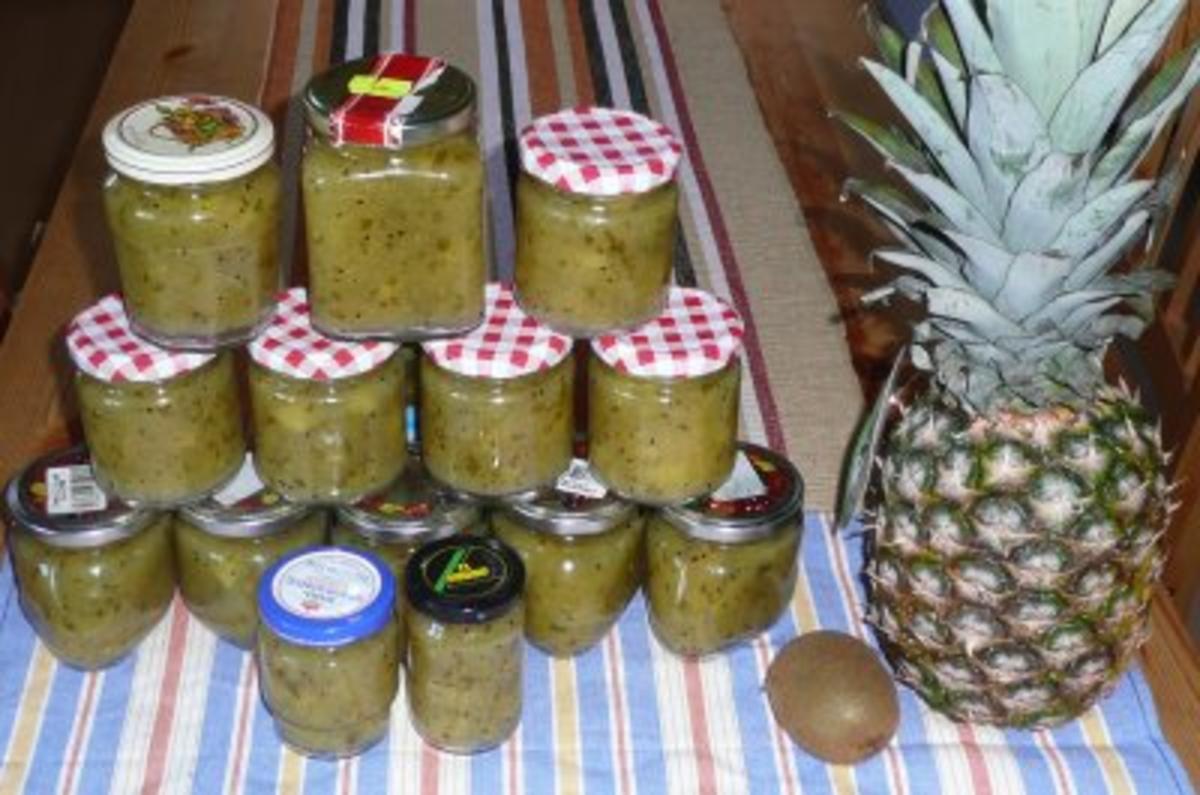 Marmelade: Ananas - Ingwer - Kiwi - Rezept - Bild Nr. 3