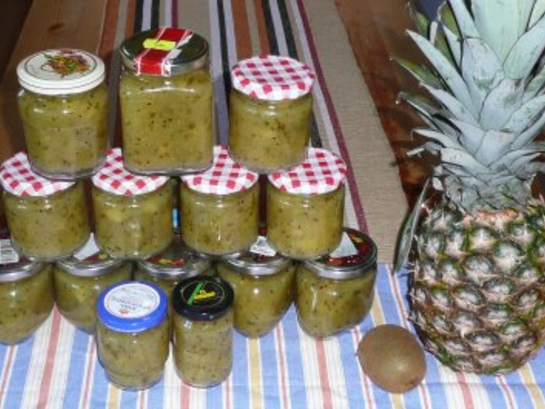 Marmelade: Ananas - Ingwer - Kiwi - Rezept - kochbar.de