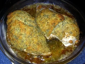 Hähnchenbrust mit Kräuterkruste - Rezept