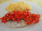 Paprika-Fisch mit Kartoffel-Möhren-Stampf - Rezept
