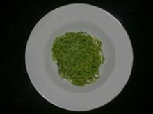 Spaghetti mit Basilikumpesto - Rezept