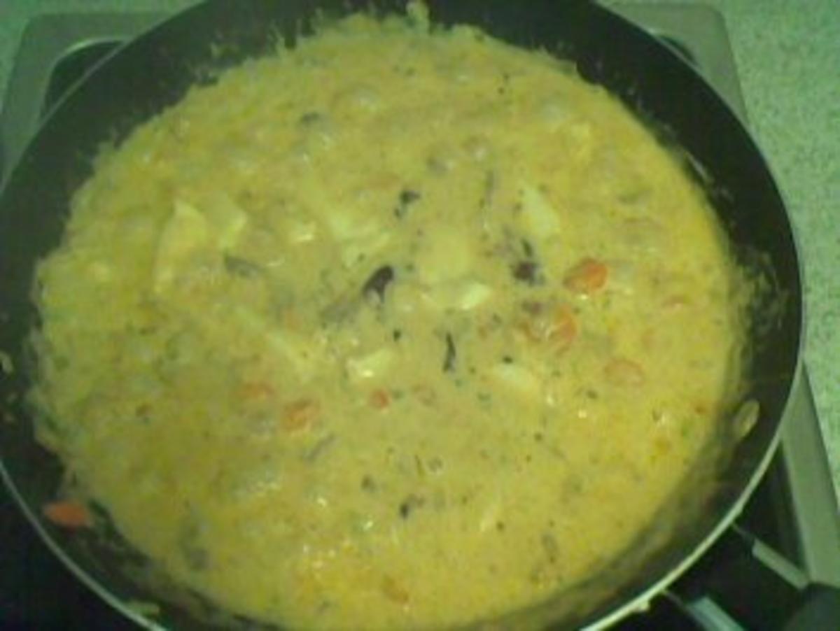 Fisch-Curry mit Gemüse - Rezept