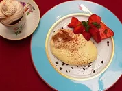 Mascarpone-Wölkchen mit Karamellbaiser - Rezept