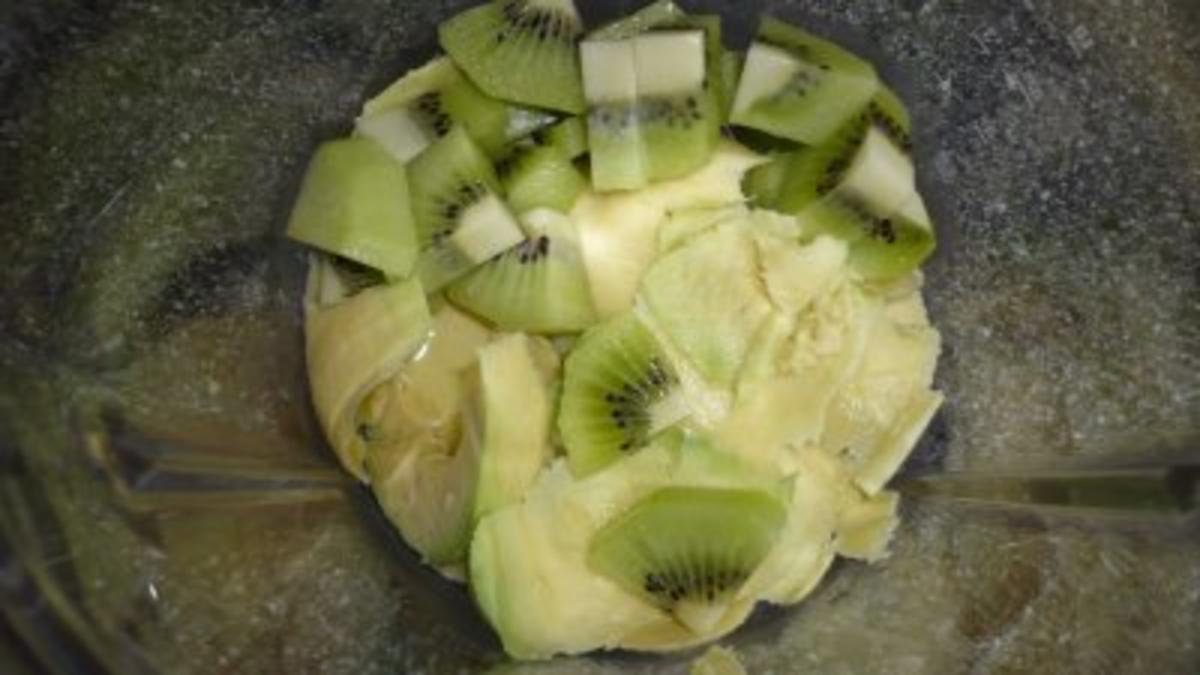 Pellkartoffeln mit Avocado-Kiwi-Dip - Rezept - Bild Nr. 7