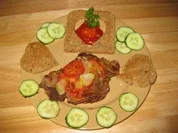 Rezept: โฅHerzhaftes Tomaten-Zwiebel-Schnitzelโฅ โฅHerzhaftes Tomaten-Zwiebel-Schnitzelโฅ - Rezept