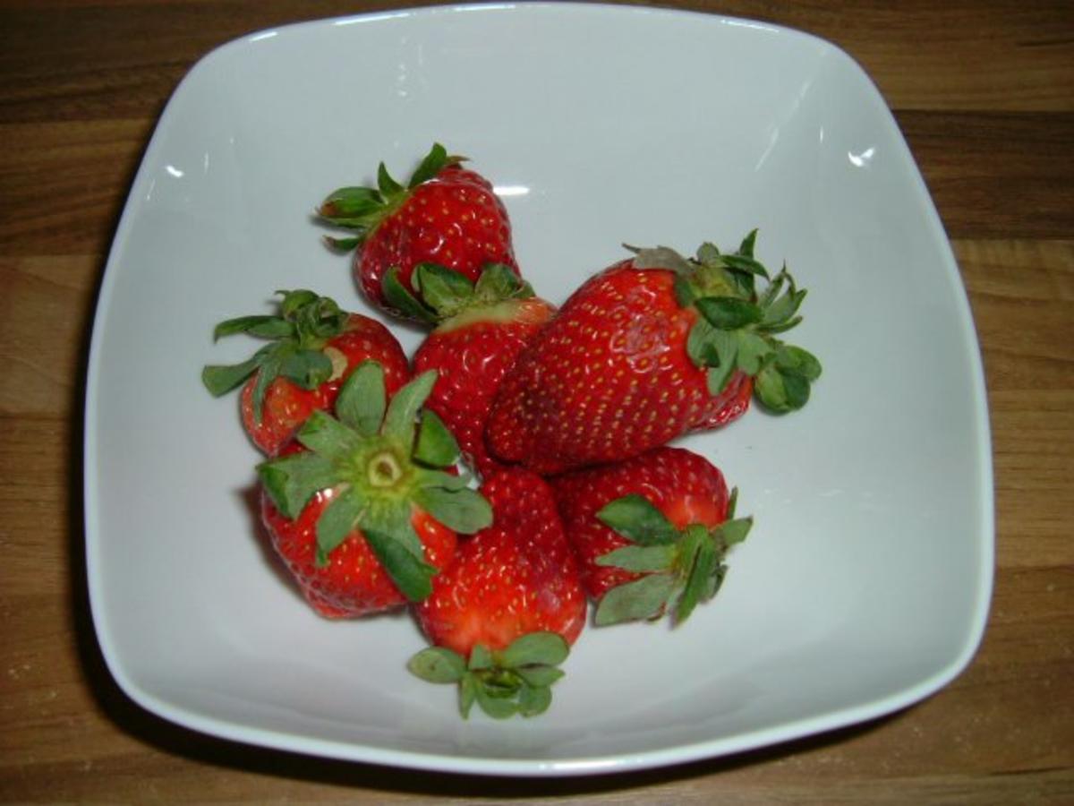 Marinierte Erdbeeren - Rezept