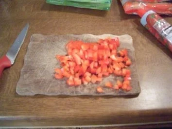 Schinkenröllchen mit Gehacktes Füllung und Sahnesoße - Rezept - Bild Nr. 2