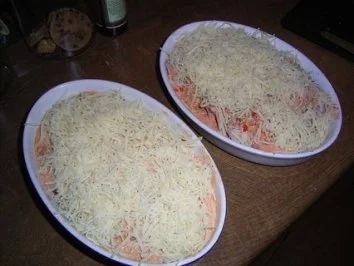 Schinkenröllchen mit Gehacktes Füllung und Sahnesoße - Rezept - Bild Nr. 10