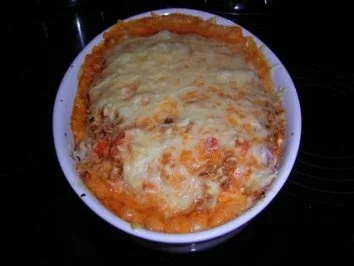 Schinkenröllchen mit Gehacktes Füllung und Sahnesoße - Rezept - Bild Nr. 11