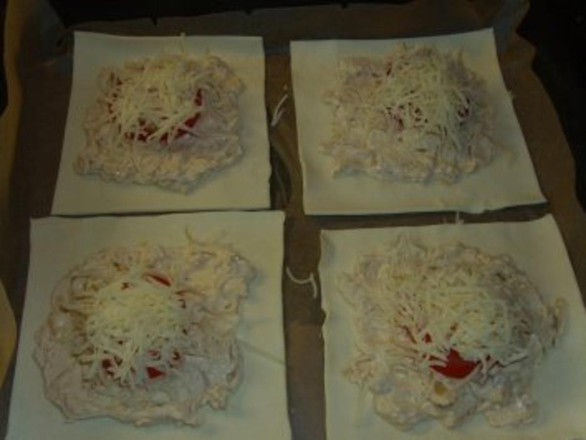Pikante Kuchen: Blätterteig mit Zwiebelschmand und Tomaten - Rezept - Bild Nr. 6