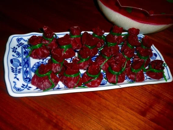 Gefüllte Bresaola-Säckchen - Rezept - Bild Nr. 3