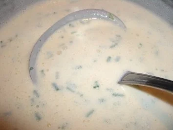 Rezept: Überbackenes : Gratinierter Schnittlauchpfannkuchen mit Spargel & Hollandaise Bild Nr. 2 Überbackenes : Gratinierter Schnittlauchpfannkuchen mit Spargel & Hollandaise - Rezept - Bild Nr. 2