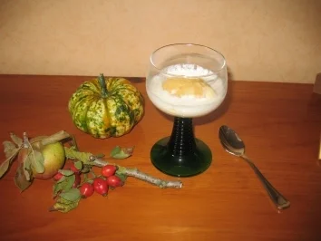 Rezept: Pfirsichsorbet mit Weissweinschaum Pfirsichsorbet mit Weissweinschaum - Rezept