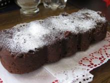 Schokoladenkuchen mit Silikonform in der Mikrowelle - Rezept