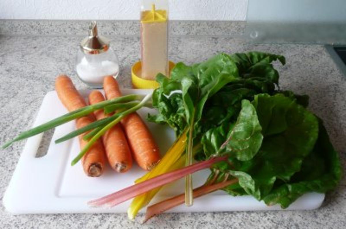 Salate: Warmer Nudel- Möhren- Mangoldsalat - Rezept - Bild Nr. 3