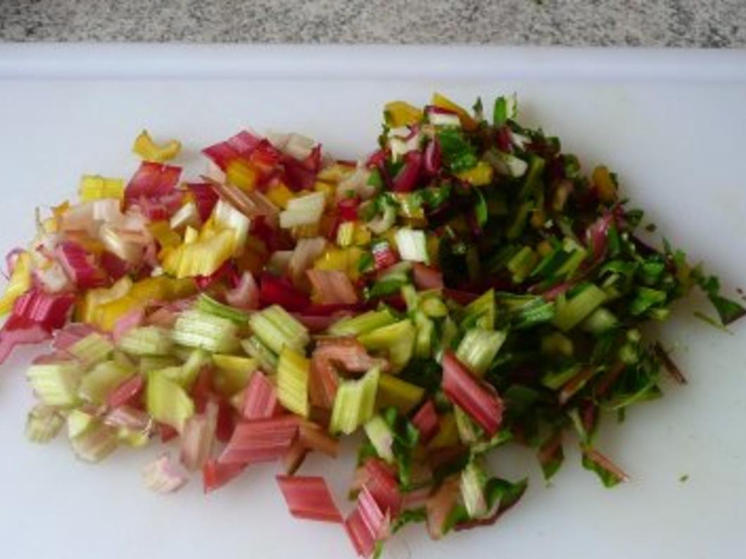 Salate: Warmer Nudel- Möhren- Mangoldsalat - einfach - von Willmei