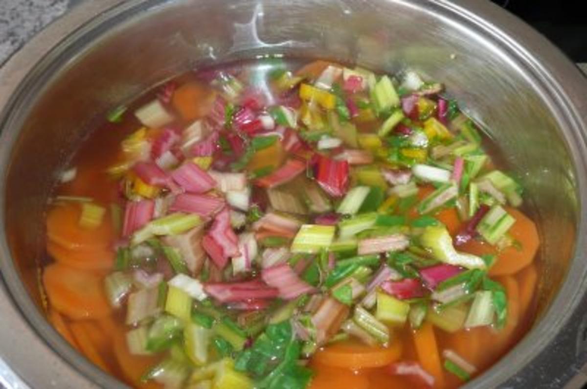 Salate: Warmer Nudel- Möhren- Mangoldsalat - Rezept - Bild Nr. 5