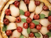 dessert crostata birnen und kirschen - Rezept - Bild Nr. 2