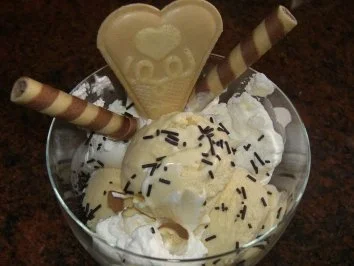 Rezept: Eis: MANGO - SAHNE Eis: MANGO - SAHNE - Rezept