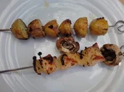 Hähnchengyros auf dem Spieß - Rezept