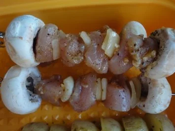 Hähnchengyros auf dem Spieß - Rezept - Bild Nr. 2