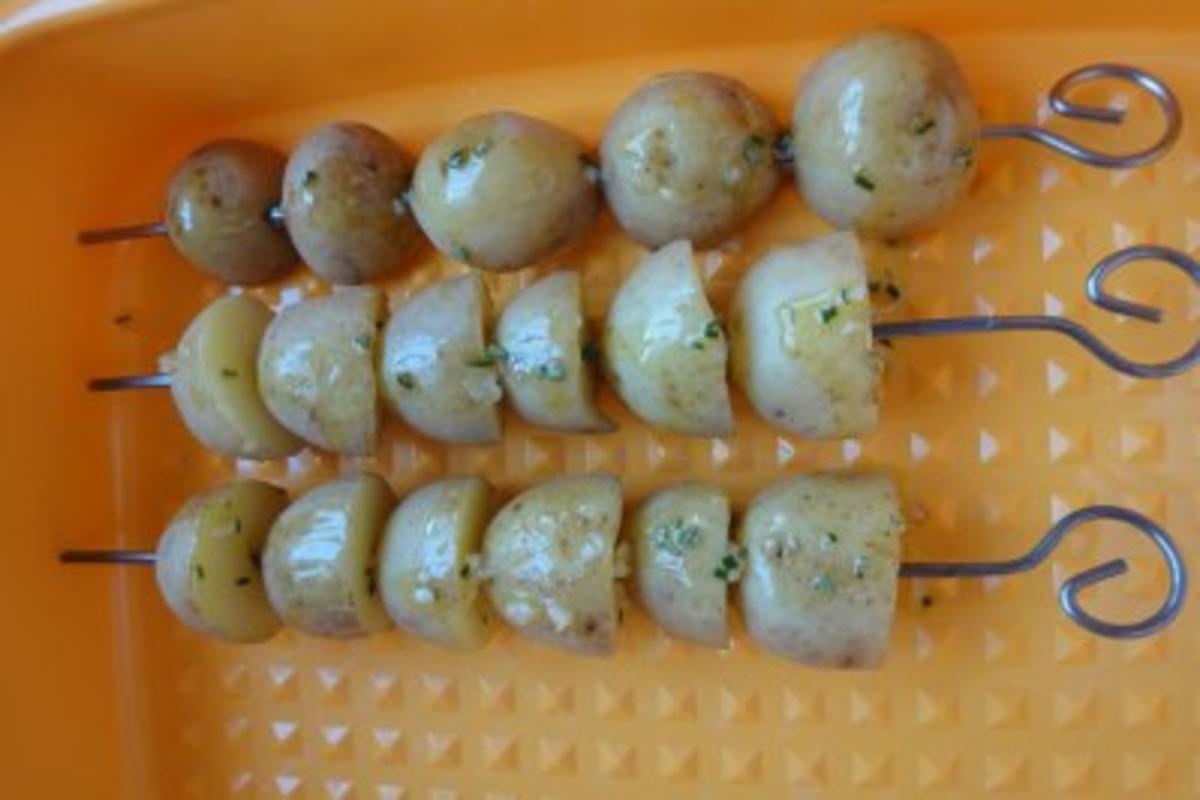 Bilder für Kartoffeln auf dem Spieß - Rezept
