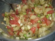 Kartoffelsalat-Gemüsesalat -vegetarisch - Rezept