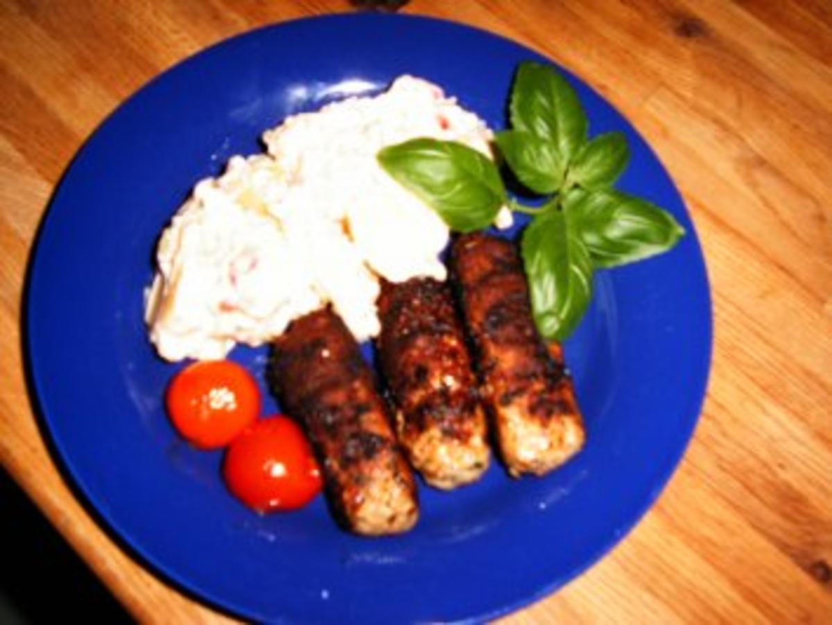 selbstgemachte Hackfleischröllchen ( Cevapcici) - Rezept - Bild Nr. 3