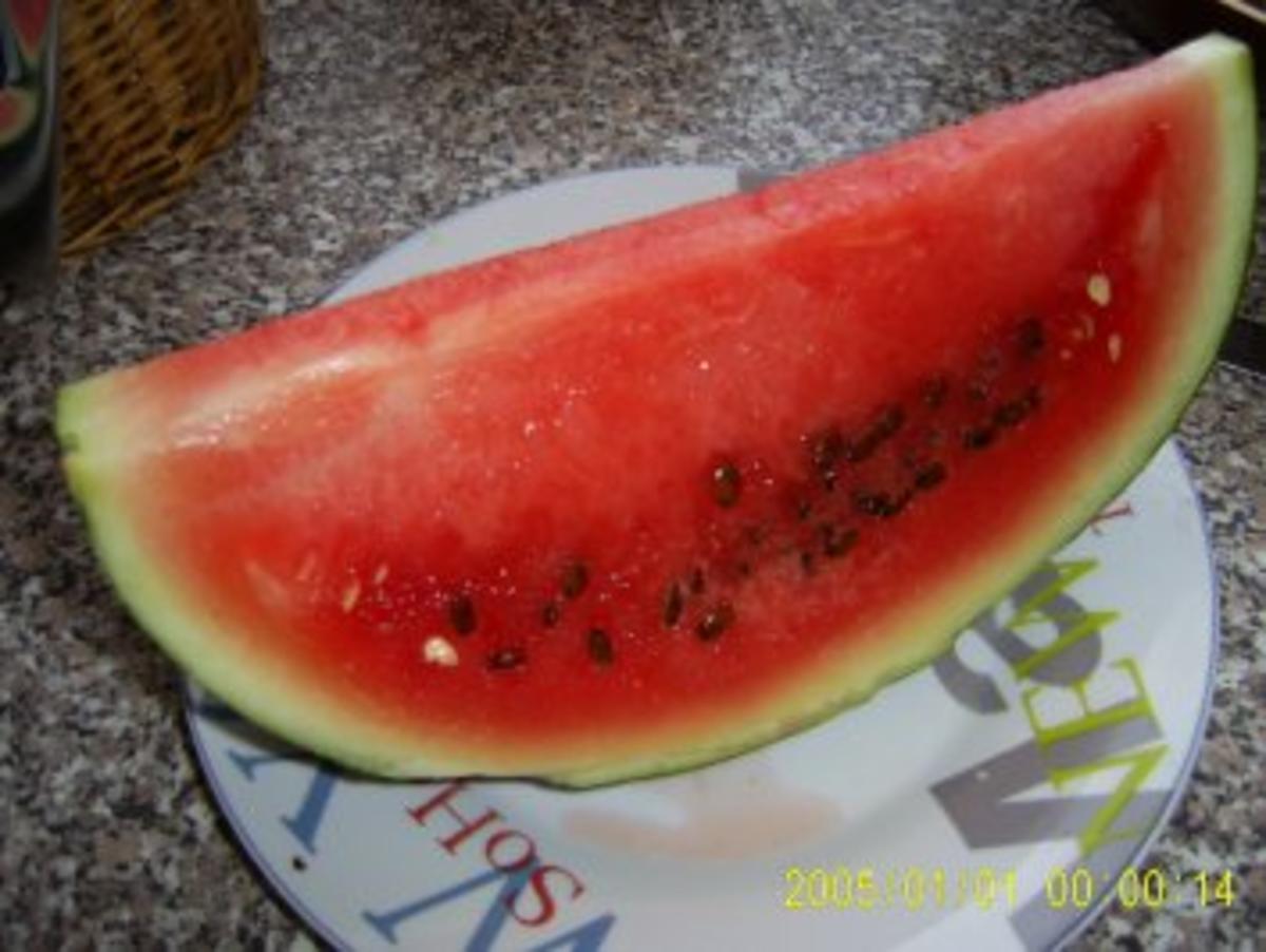 Meloneneis mit Wassermelone frisch und Zucker - Rezept mit Bild ...